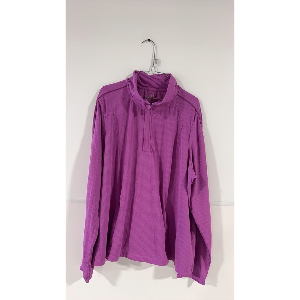 Mondetta Purple Long Sleeve Half Zip Pullover Active Top Womens 3X